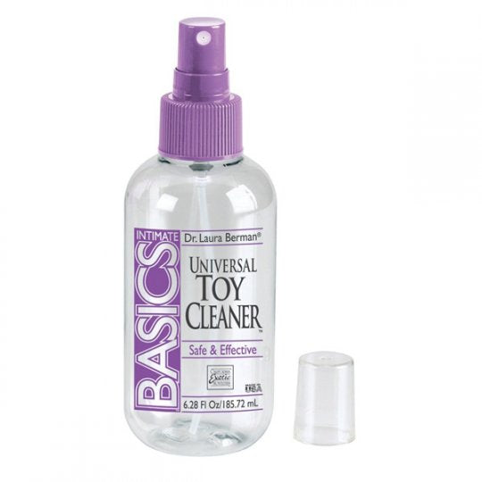 Couples After Dark universal toy cleaner spray bottle with purple pump top