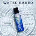 Couples After Dark water-based personal lubricant bottle in blue labeled "passion"