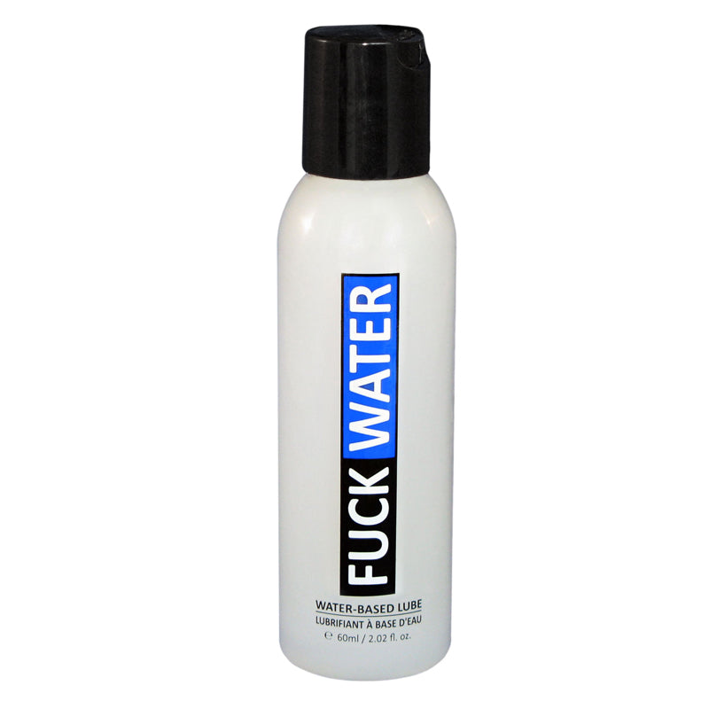 Fuck Water Original H2O water-based lube bottle with black cap, white/blue label