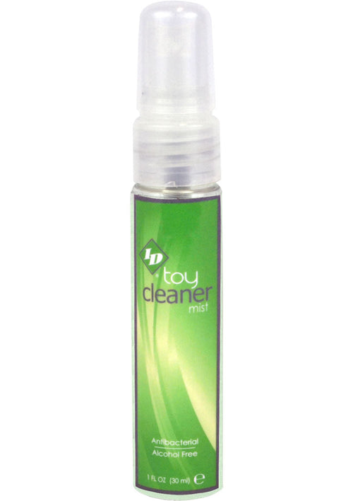 Toy cleaner mist, 1 fl oz (30 mL) spray bottle with green label